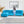 Tokyo 6 Seater Sofa Left Corner- ( Premium Molfino Fabric- Sky Blue )