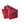 Flipper X Sofa Cum Bed - 3 Seater, Same Cushion ( Jute Fabric,Maroon )
