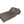 Rejoice Sofa Cum Bed - 1 Seater, Plain Cushion ( Jute Fabric,  Brown )