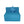 Rejoice Sofa Cum Bed - 1 Seater, Plain Cushion (Jute Fabric- Sky Blue)