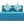 Rejoice Sofa Cum Bed - 2 Seater, Printed Cushion (Jute Fabric- Sky Blue)