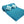 Rejoice Sofa Cum Bed - 2 Seater, Printed Cushion (Jute Fabric- Sky Blue)