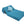 Rejoice Sofa Cum Bed - 1 Seater, Printed Cushion (Jute Fabric- Sky Blue )
