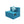 Rejoice Sofa Cum Bed - 1 Seater, Printed Cushion (Jute Fabric- Sky Blue )