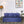 Rejoice Sofa Cum Bed Cover - 3 Seater, Plain Cushion ( Premium Molfino Fabric,  Blue )
