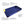 Rejoice Sofa Cum Bed - 1 Seater, Plain Cushion ( Premium Molfino Fabric, Blue )