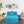 Rejoice Sofa Cum Bed - 1 Seater, Plain Cushion ( Premium Molfino Fabric, Sky Blue )