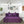 Rejoice Sofa Cum Bed - 3 Seater, Plain Cushion (Premium Molfino Fabric- Purple)