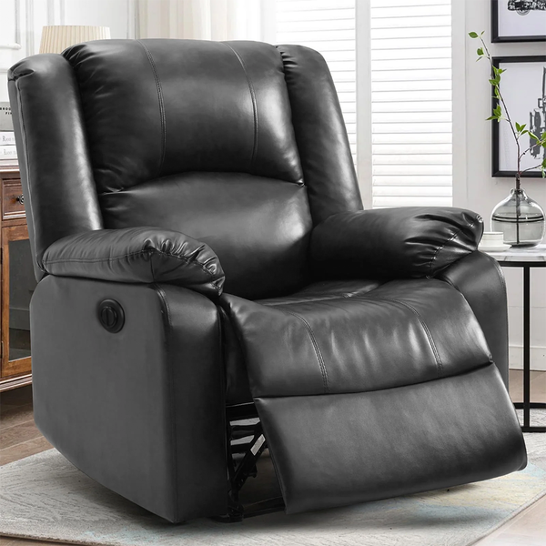 Phoenix 1 Seater Motorised Recliner – ( Spacious, Luxurious & DIY-Friendly - Black )