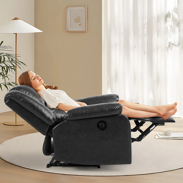 Phoenix 1 Seater Motorised Recliner – ( Spacious, Luxurious & DIY-Friendly - Black )
