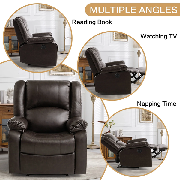 Phoenix 1 Seater Motorised Recliner – ( Spacious, Luxurious & DIY-Friendly - Brown )