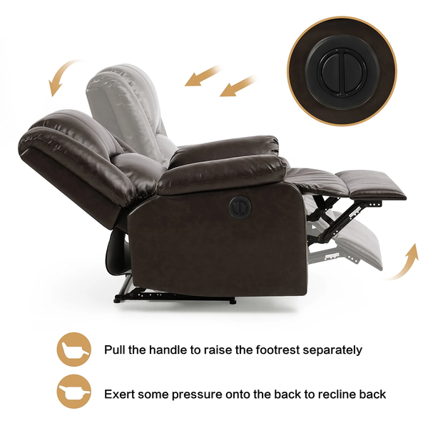 Phoenix 1 Seater Motorised Recliner – ( Spacious, Luxurious & DIY-Friendly - Brown )