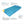 Rejoice Sofa Cum Bed - 1 Seater, Plain Cushion (Jute Fabric- Sky Blue)