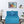 Rejoice Sofa Cum Bed - 1 Seater, Plain Cushion (Jute Fabric- Sky Blue)