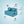 Rejoice Sofa Cum Bed - 2  Seater, Plain Cushion ( Jute Fabric,  Blue )