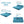 Rejoice Sofa Cum Bed - 3  Seater, Plain Cushion ( Jute Fabric, Sky Blue )