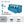 Flipper X Sofa Cum Bed - 4  Seater, Printed Cushion ( Jute Fabric, Sky Blue )