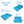 Rejoice Sofa Cum Bed - 2  Seater, Plain Cushion ( Premium Molfino Fabric, Sky Blue )