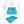 Rejoice Sofa Cum Bed Cover - 2 Seater, Plain Cushion ( Premium Molfino Fabric, Sky Blue )