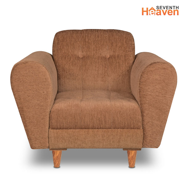 Milan (3+1+1) Seater Sofa - ( Premium Molfino Fabric- Beige )