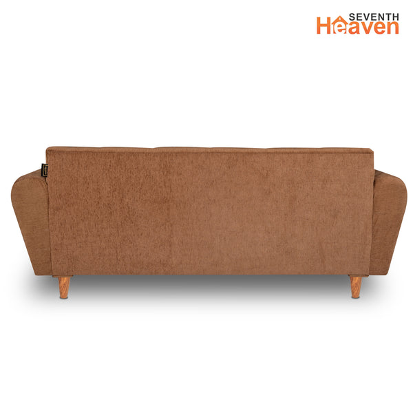 Milan (3+1+1) Seater Sofa - ( Premium Molfino Fabric- Beige )