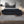 Milan 6 Seater Sofa Right Corner- ( Premium Molfino Fabric- Black )