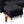 Milan 4 Seater with Ottoman- ( Premium Molfino Fabric- Black )