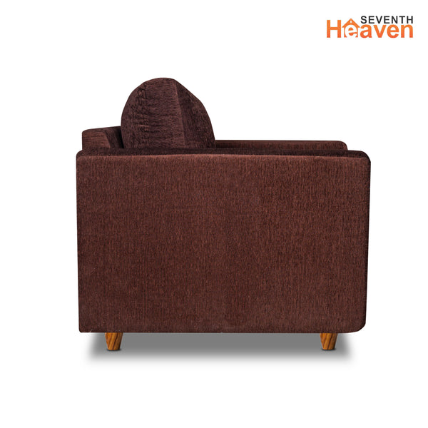 Rio 5 Seater Sofa- (3+1+1) ( Premium Molfino Fabric- Brown )