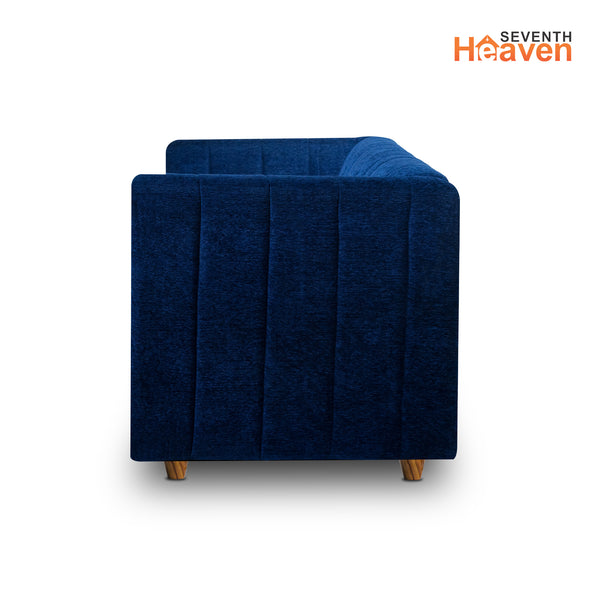 Tokyo 3 Seater Sofa - ( Premium Molfino Fabric- Blue )