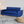 Berlin 3 Seater Sofa- ( Premium Molfino Fabric- Blue )