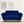 Milan 2 Seater Sofa - ( Premium Molfino Fabric- Blue )