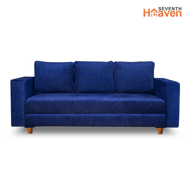 Rio 5 Seater Sofa- (3+2) ( Premium Molfino Fabric- Blue )