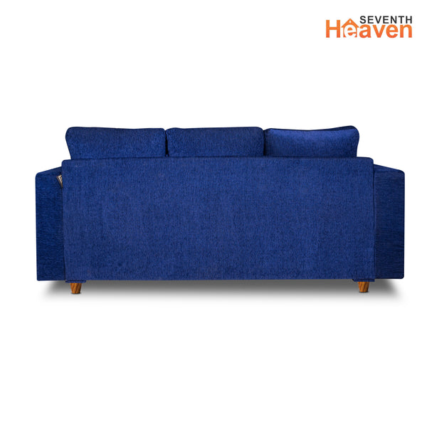 Rio 5 Seater Sofa- (3+2) ( Premium Molfino Fabric- Blue )