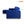 Berlin 6 Seater Sofa Right Corner- ( Premium Molfino Fabric- Blue )