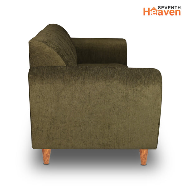 Milan (3+1+1) Seater Sofa - ( Premium Molfino Fabric- Green )