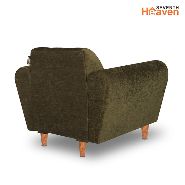 Milan (3+1+1) Seater Sofa - ( Premium Molfino Fabric- Green )