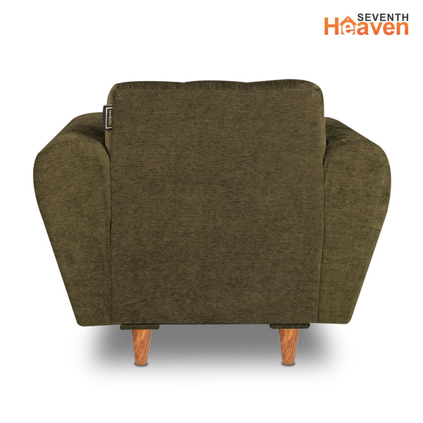 Milan (3+1+1) Seater Sofa - ( Premium Molfino Fabric- Green )