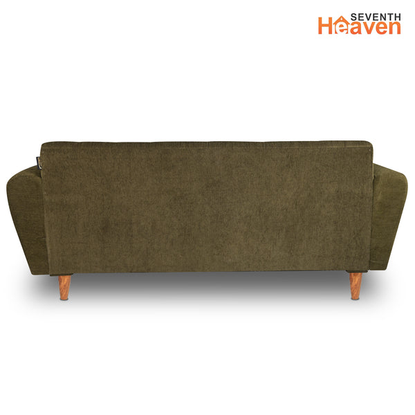 Milan (3+1+1) Seater Sofa - ( Premium Molfino Fabric- Green )