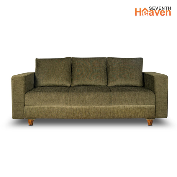 Rio 5 Seater Sofa- (3+2) ( Premium Molfino Fabric- Green )
