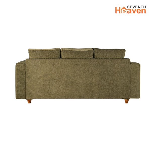 Rio 5 Seater Sofa- (3+2) ( Premium Molfino Fabric- Green )