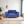 Venice 2 Seater Sofa- ( Plush Suede Fabric - Blue )