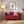 Sydney 2 Seater Sofa- ( Plush Suede Fabric- Maroon )