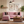 Sydney 4 Seater Sofa Set with Ottoman- ( Plush Suede Fabric- Peach )