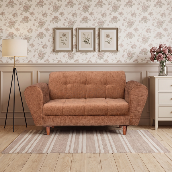 Milan 2 Seater Sofa - ( Premium Molfino Fabric- Beige )