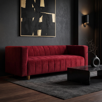 seventh heaven tokyo 3 seater sofa extra spacious chenille molfino fabric 3 year warranty fabric 3 seater sofa finish color skyblue diydo it yourself 1