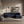 Tokyo 6 Seater Sofa Set Right Corner- ( Premium Molfino Fabric- Black )