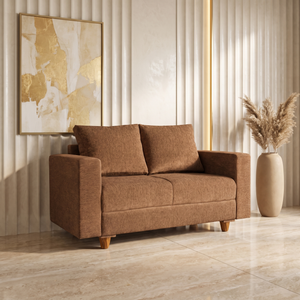 Rio 2 Seater Sofa- ( Premium Molfino Fabric- Beige )