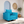 Rio 1 Seater Sofa- ( Premium Molfino Fabric- Sky Blue )