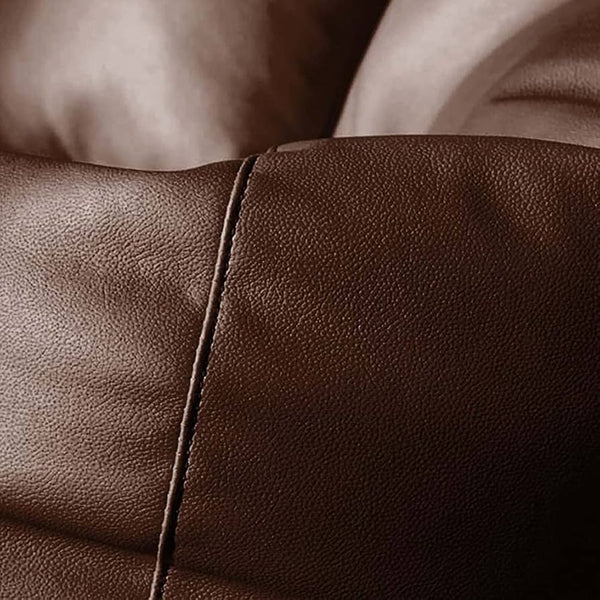 Seventh Heaven 4XL Filled Bean Bag with Cushion & Footrest ( Premium Leatherite - Brown )