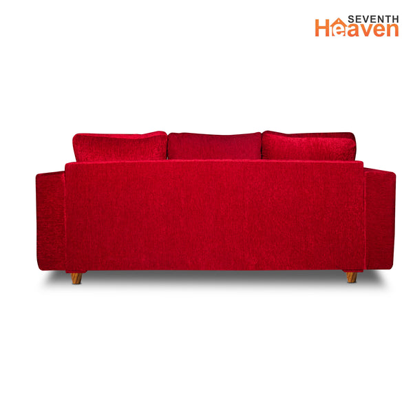 Rio 5 Seater Sofa- (3+2) ( Premium Molfino Fabric- Maroon )